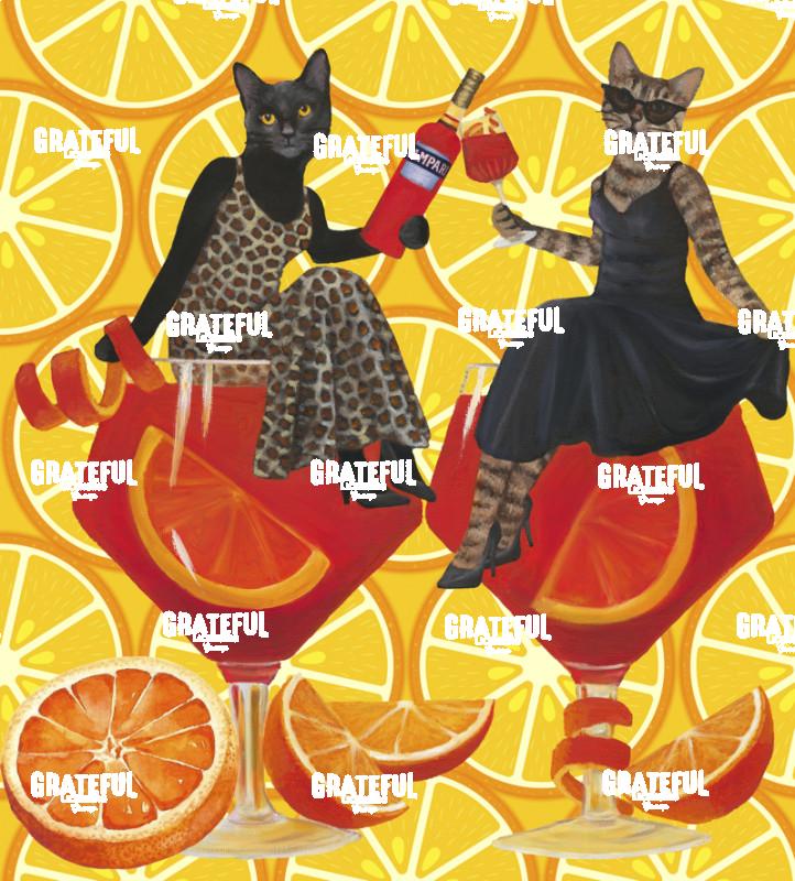 Campari Kitties with Oranges