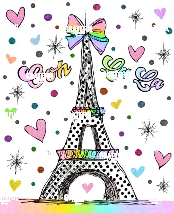 Rainbow Eiffel Tower