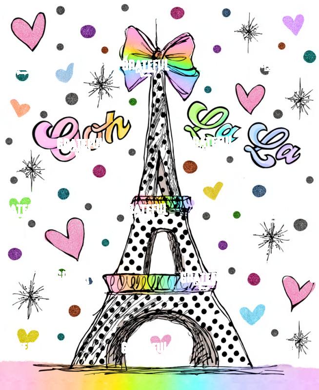 Rainbow Eiffel Tower