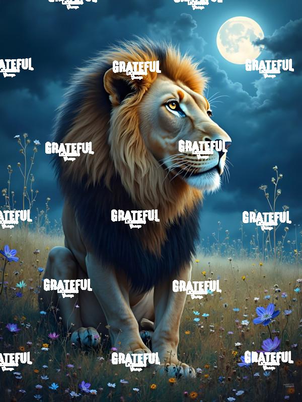 Moonlit Savanna Series Lion