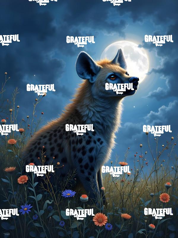 Moonlit Savanna Series Hyena
