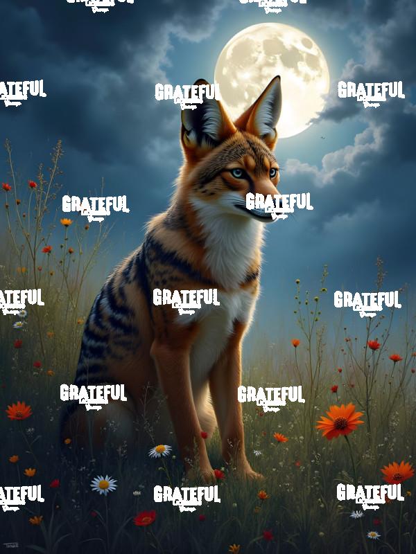 Moonlit Savanna Series Jackal