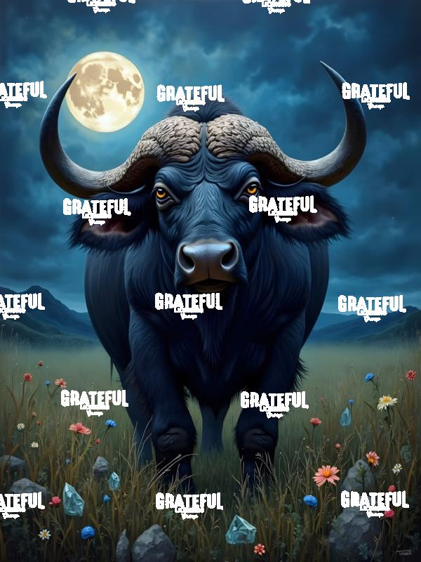 Moonlit Savanna Series Wildebeest