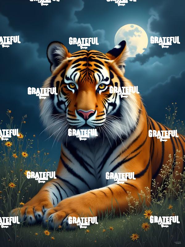 Moonlit Savanna Series Tiger