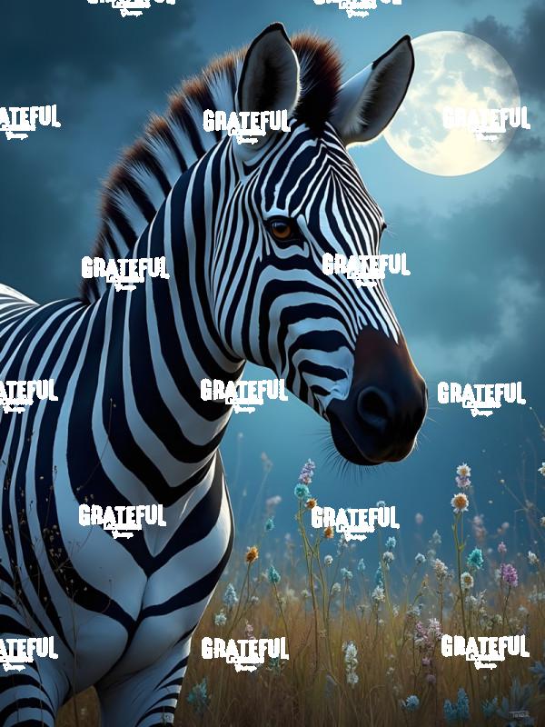 Moonlit Savanna Series Zebra