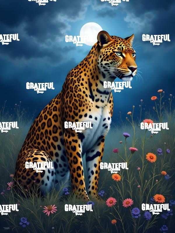 Moonlit Savanna Series Leopard