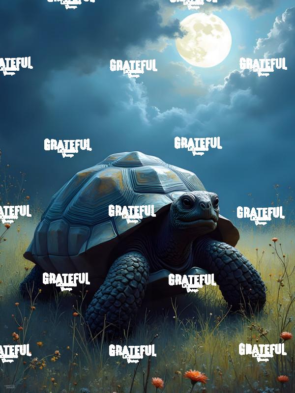Moonlit Savanna Series Spurred Tortoise
