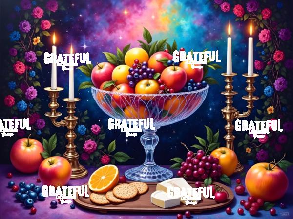 Candlelight and Fruit