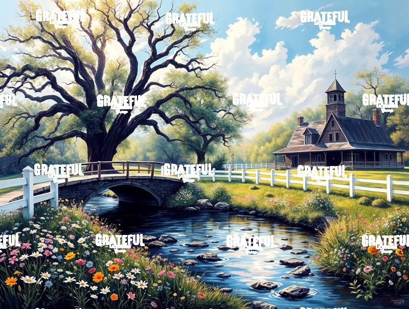 The Old Church Across The Bridge