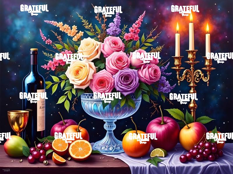 A Crystal Bowl of Roses