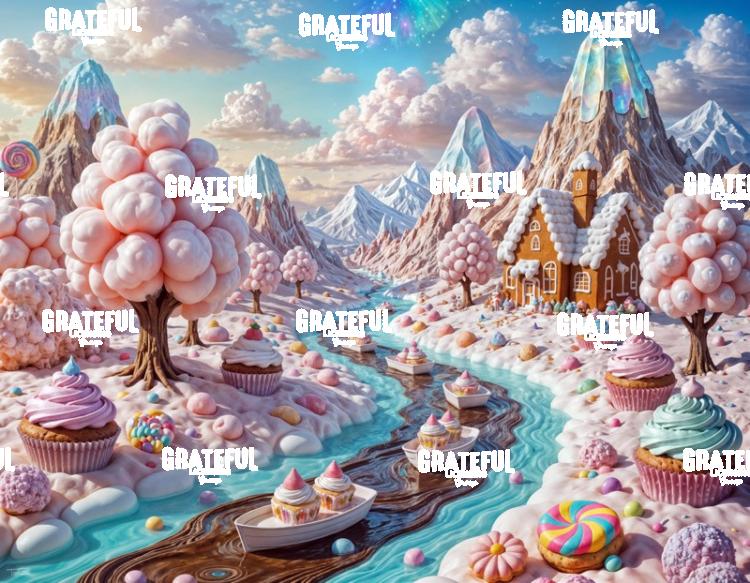 Cotton Candy Dreams Landscape