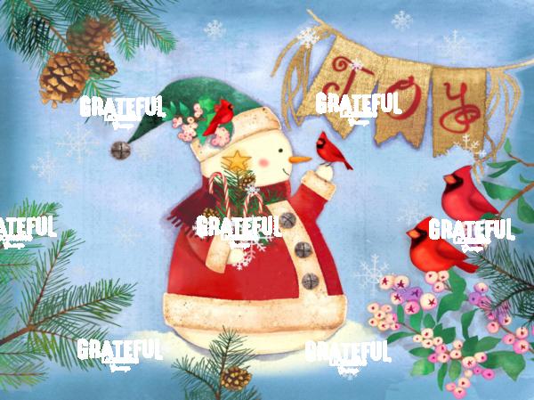 Christmas Joy Snowman