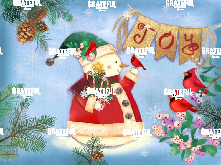Christmas Joy Snowman
