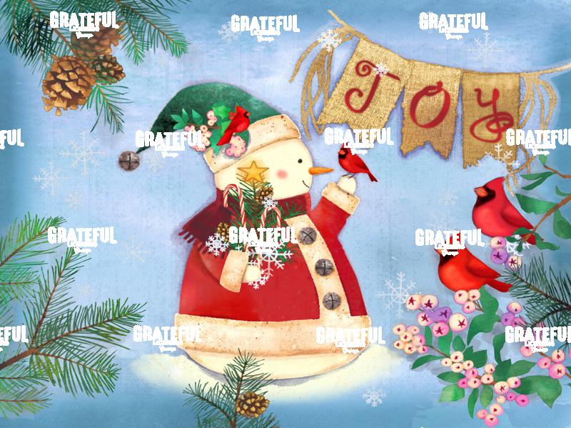 Christmas Joy Snowman