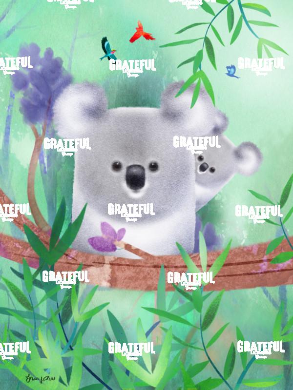 Forest Koala Family