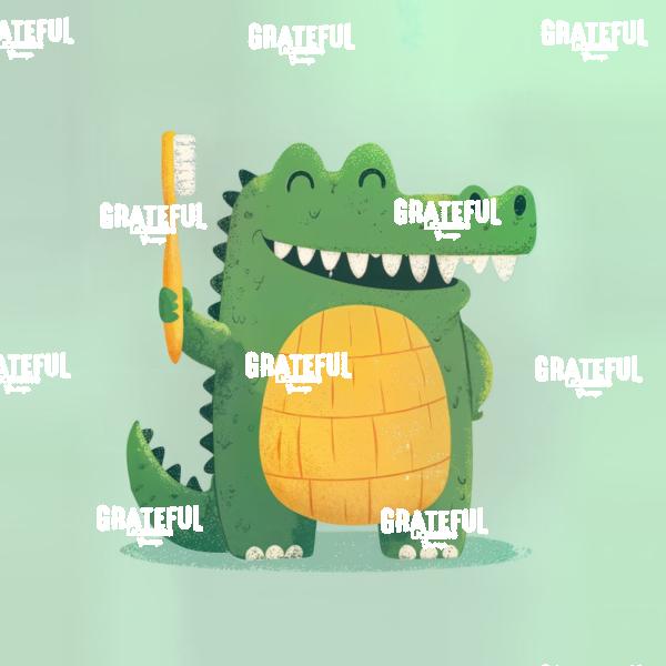 Brush your Teeth Alligator