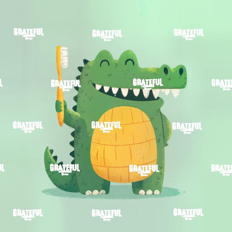 Brush your Teeth Alligator