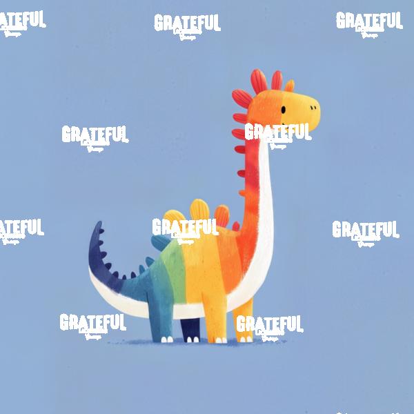 Colorful Dinosaur, Rainbow Dino