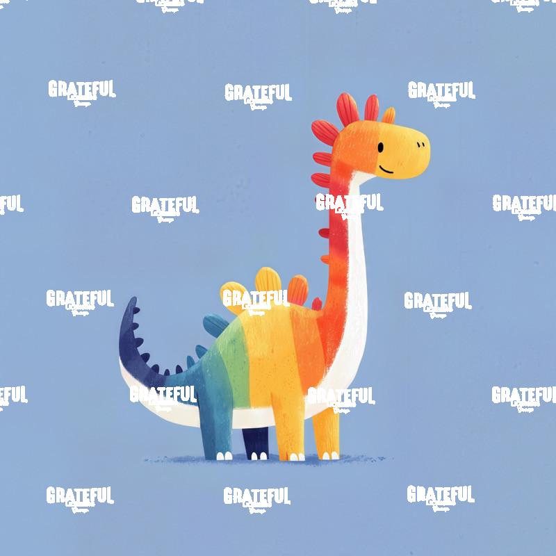 Colorful Dinosaur, Rainbow Dino