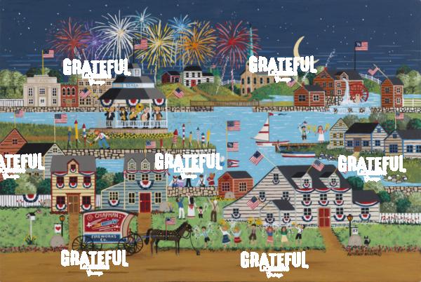 Fireworks Over Coe Lake