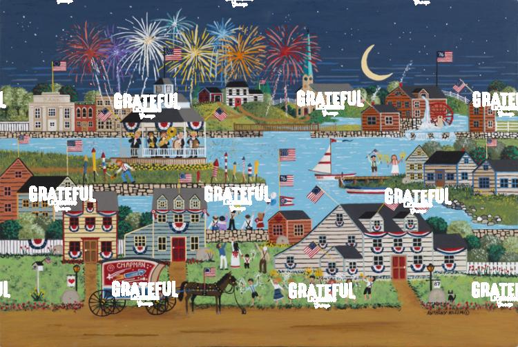Fireworks Over Coe Lake