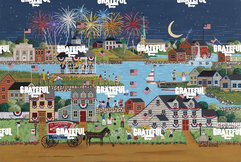 Fireworks Over Coe Lake