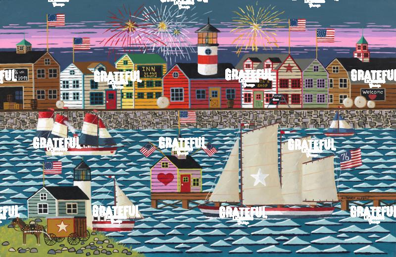 4th of July Harbor Pano