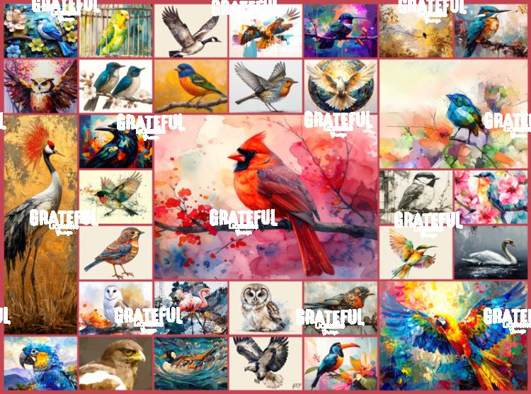 Collage Palette - Flight in Color