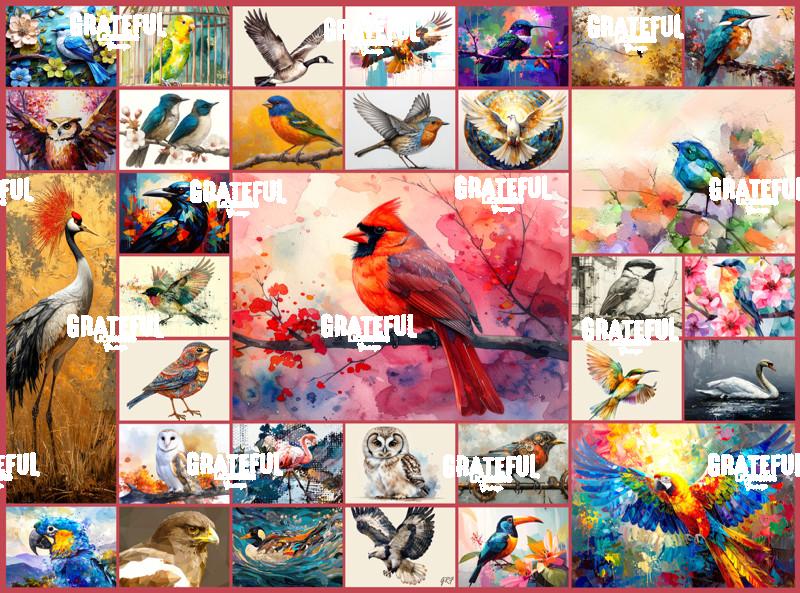Collage Palette - Flight in Color