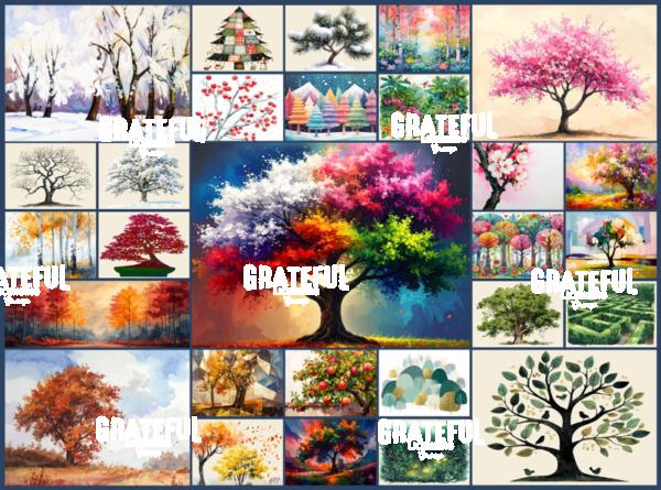 Collage Palette - The Four Seasons