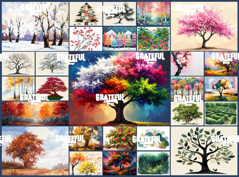 Collage Palette - The Four Seasons