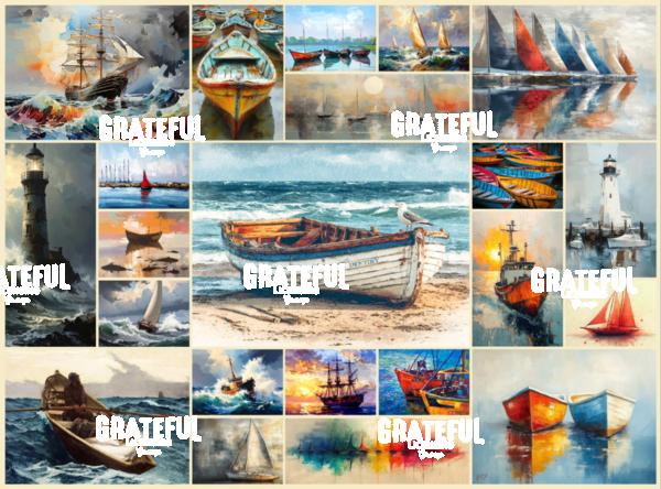 Collage Palette - On the Sea