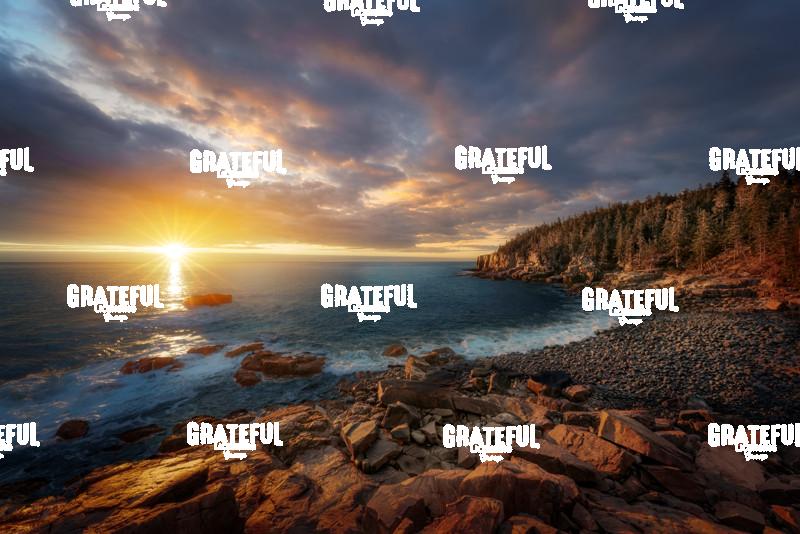 Sunrise at Otter Cliff