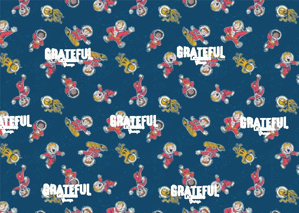 Space Cadets Pattern Free Floating Friendship