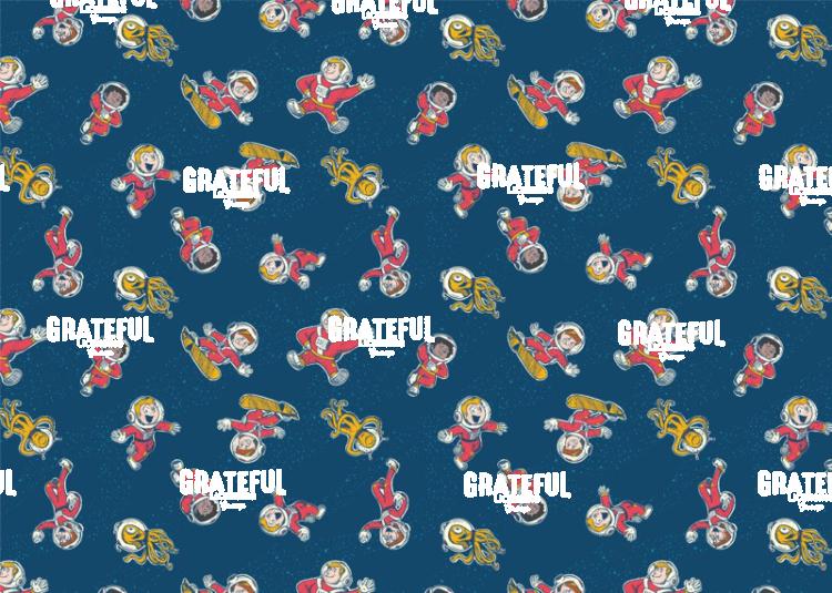 Space Cadets Pattern Free Floating Friendship