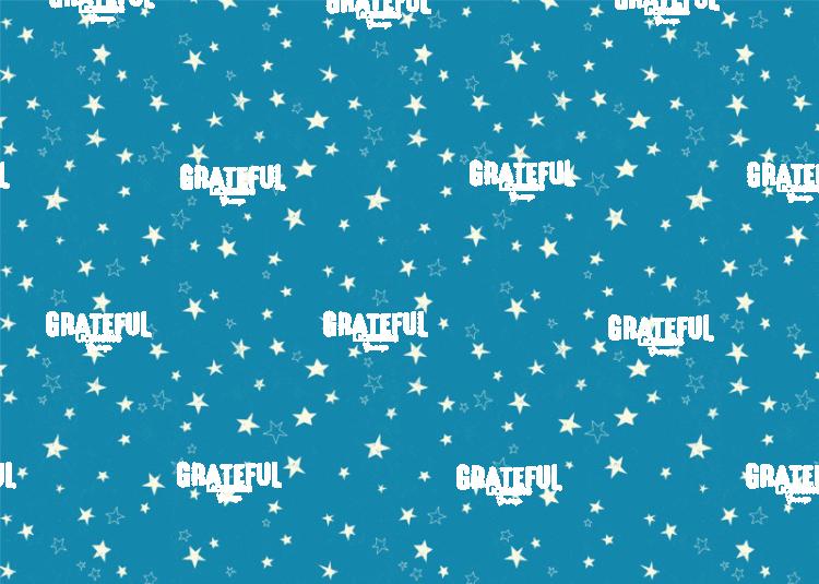 Space Cadets Pattern Light Blue Stars