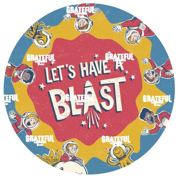 Space Cadets Birthday Plate