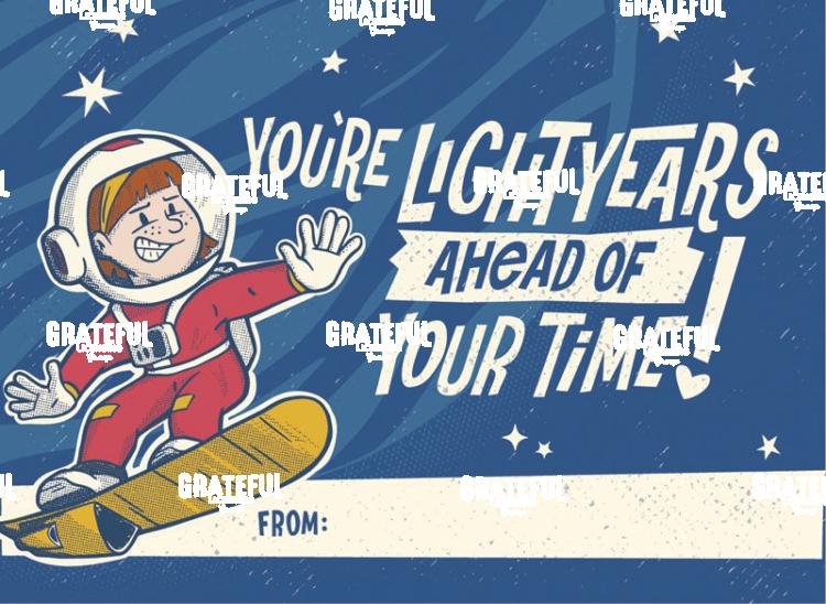 Space Cadets Valentines Light years