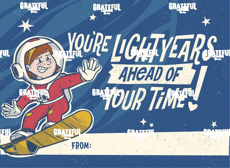 Space Cadets Valentines Light years