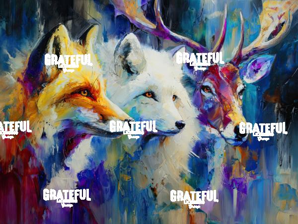 Fox, Wolf & Deer