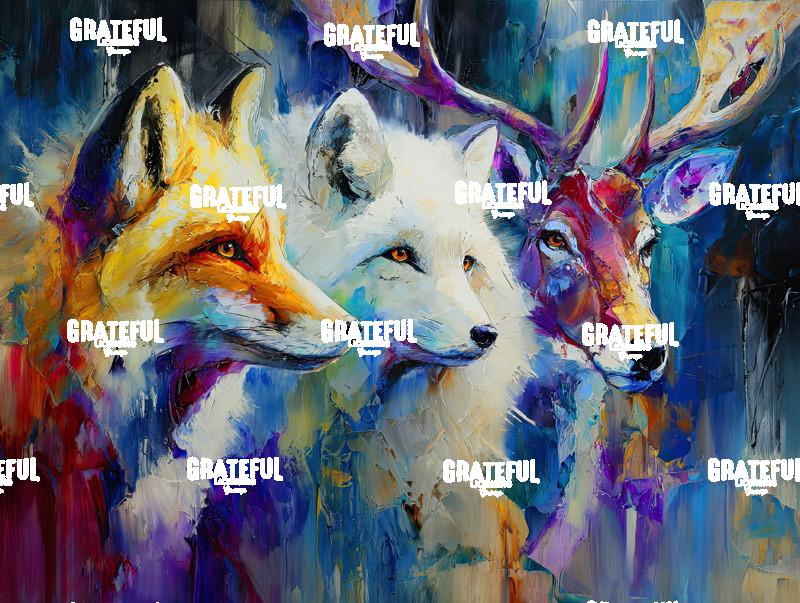 Fox, Wolf & Deer