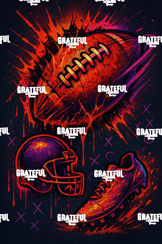 Football Neon Red