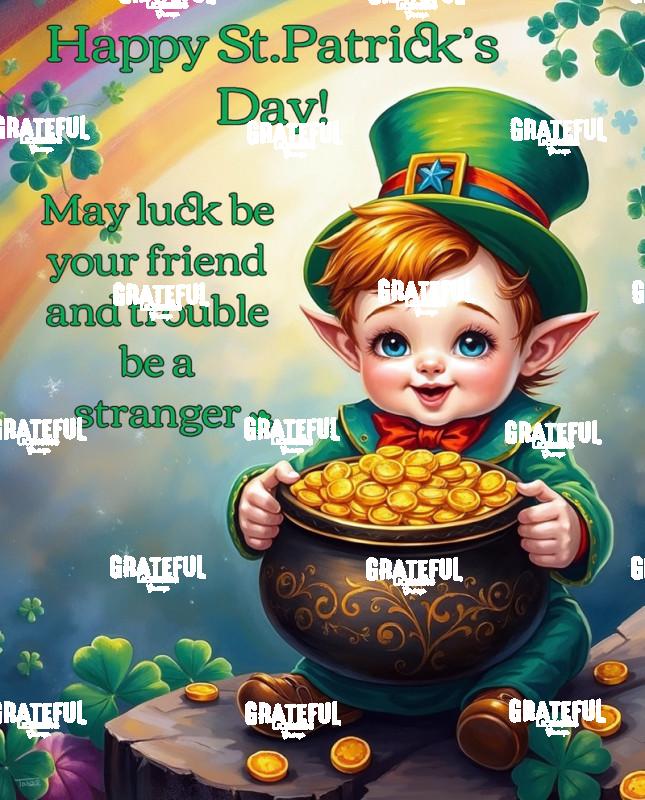 Irish Blessing Leprechaun