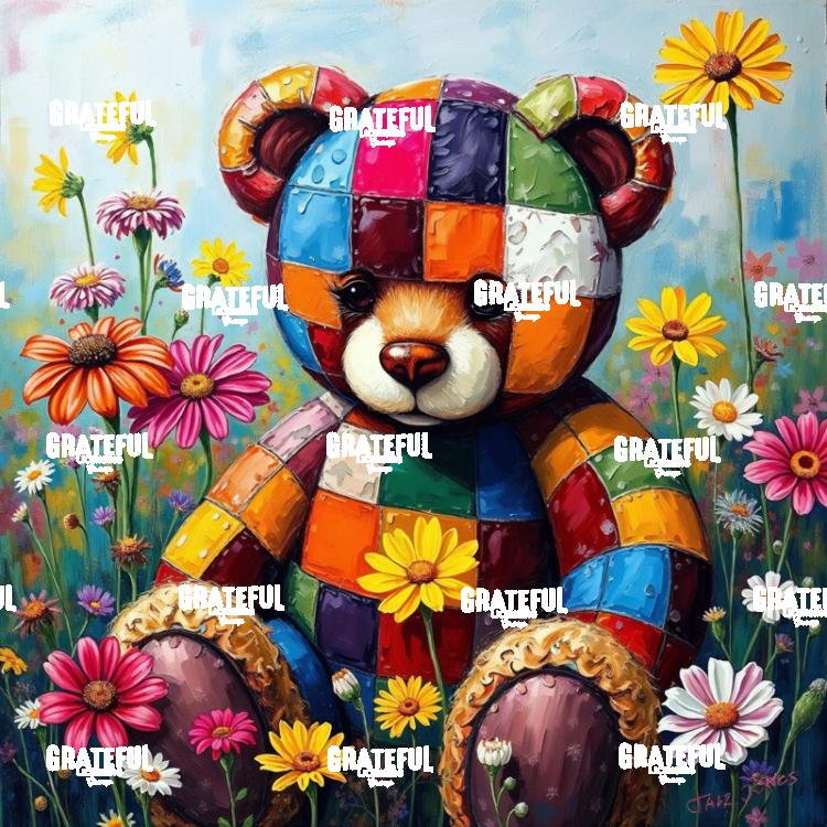 Patchwork Teddy Bear