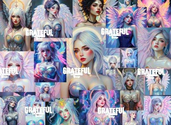 Pastel Angels Digital Collage
