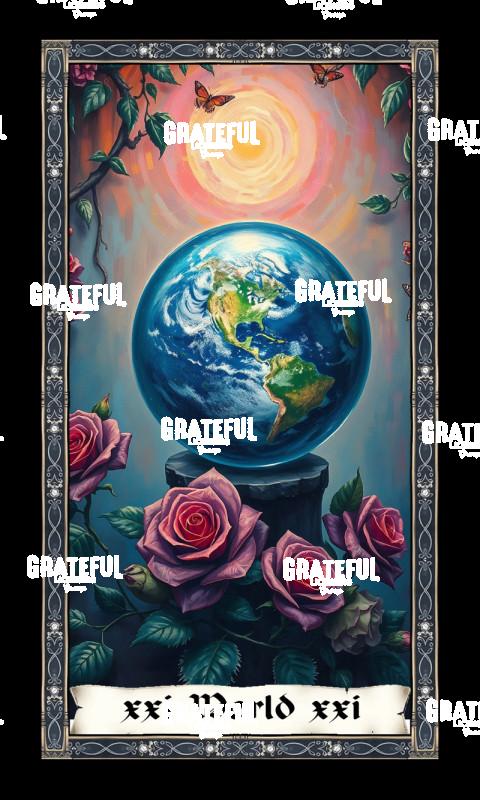 21 Savage Garden Tarot Deck World