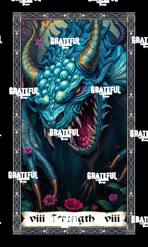 08  Savage Garden Tarot Deck Strength
