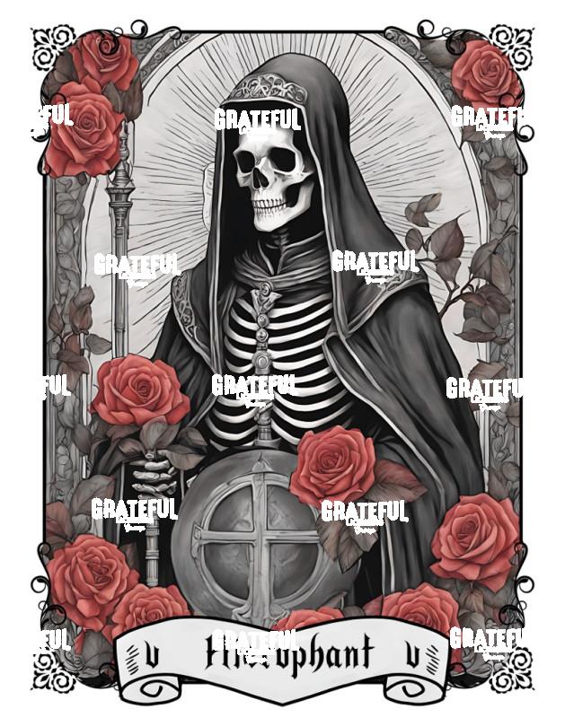 05 Skull and Roses Hierophant