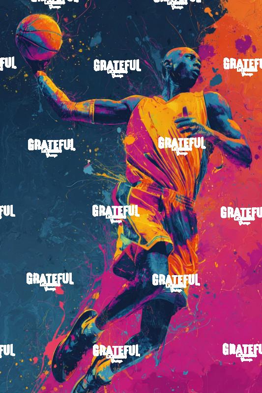 Graffiti Basketball Player