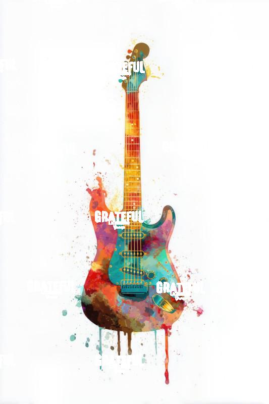 Graffiti Electric Guitar 2